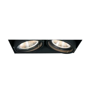 ONEON DL 111-2 Spot  94364-BK (negru) 2* GU10/AR111 MAX 15W 