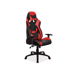Scaun Birou Rotativ OBROTOWY SUPRA Negru/Rosu
