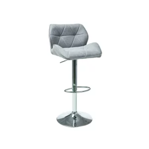Scaun inalt de bar BAROWY C122 Material gri