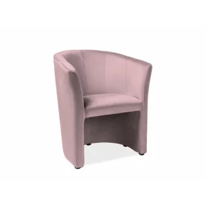 Fotoliu TM-1 Catifea ANTIQUE ROSE BLUVEL 52 / WENGE
