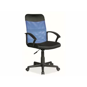 Scaun birou ergonomic, rotativ Q-702 Albastru/Negru