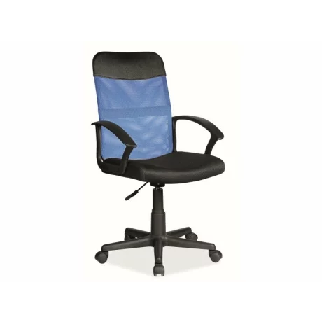 Scaun birou ergonomic, rotativ Q-702 Albastru/Negru