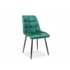 Scaun CHIC Catifea Cadru Negru/Verde BLUVEL 78