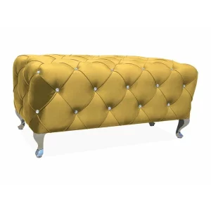 TABURET / BANCA HESTIA CATIFEA  CURRY BLUVEL 68/ ARGINTIU