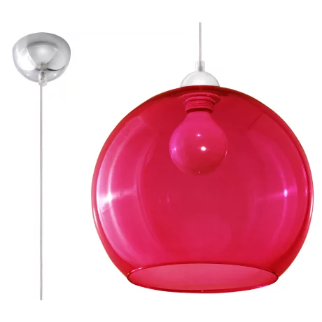 Lustra BALL red