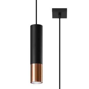 Lustra LOOPEZ 1 negru/copper