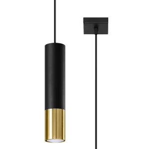 Lustra LOOPEZ 1 negru/golden