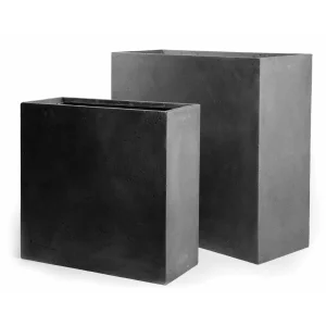 Ghiveci Plumb despartitor de terasa din lut L60W22H72