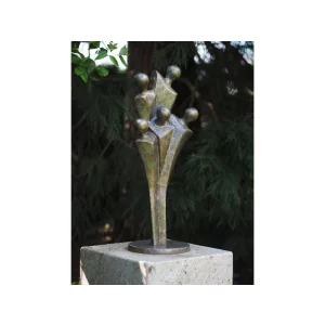 Statuie bronz 5 barbati abstract