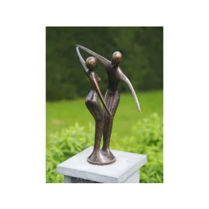 Statuie bronz cuplu modern dansand
