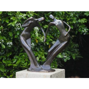 Statuie bronz dansatori abstract