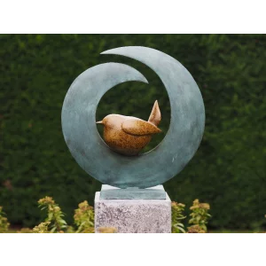 Statuie bronz pasare