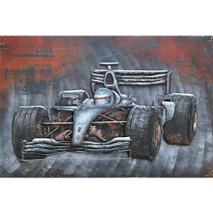 Tablou metalic 3d Masina de F1