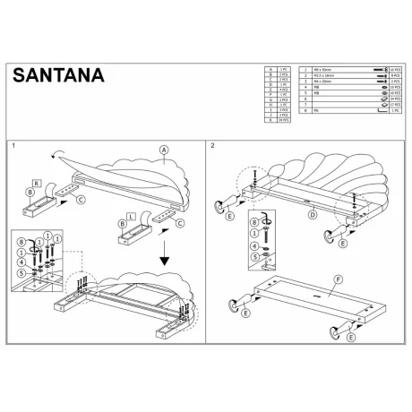 Pat SANTANA Catifea 160x200 Culoare ANT. Roz/Stejar Tapiterie BLUVEL 52