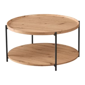 Masuta de cafea, stejar artisan/neagra, LAPIS