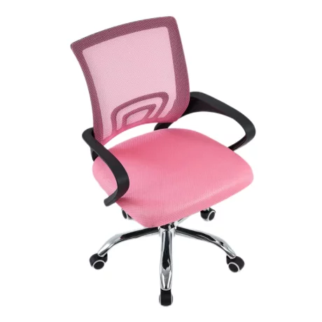 Scaun de birou, roz/ negru, DEX 4 NEW