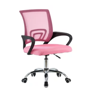 Scaun de birou, roz/ negru, DEX 4 NEW