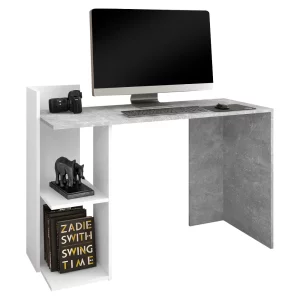 Masa PC, beton/alb, ANDREO NEW