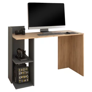 Masa PC, stejar artisan/grafit, ANDREO NEW
