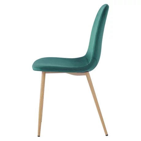 Scaun, tesatura de catifea smarald/fag, LEGA NEW