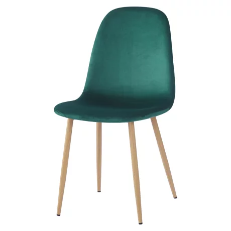 Scaun, tesatura de catifea smarald/fag, LEGA NEW