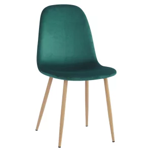 Scaun, tesatura de catifea smarald/fag, LEGA NEW