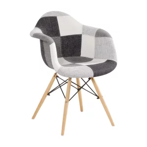 Scaun, tesatura patchwork/fag, KUBIS 2 NEW
