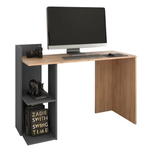 Masa PC, stejar craft auriu/grafit, ZINO NEW