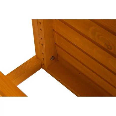 Banca de gradina din lemn, natural / bej, 120 cm, VEATA