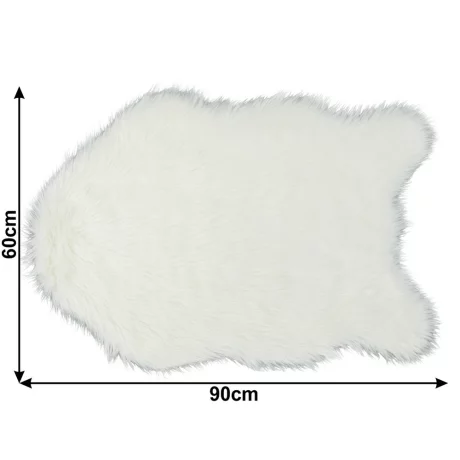 Blana artificiala 60x90 cm, alb, EBONY TYP 1