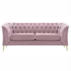 Canapea cu 2-locuri de lux, roz invechit, la comanda, NIKOL 2 ML