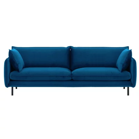 Canapea cu 3-locuri de lux, albastru parizian, VINSON 3