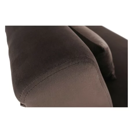 Canapea extensibila, material textil Velvet maro, FASTA