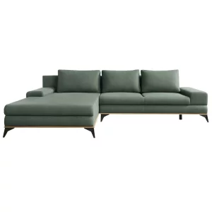 Canapea, verde, model stanga, SELBY
