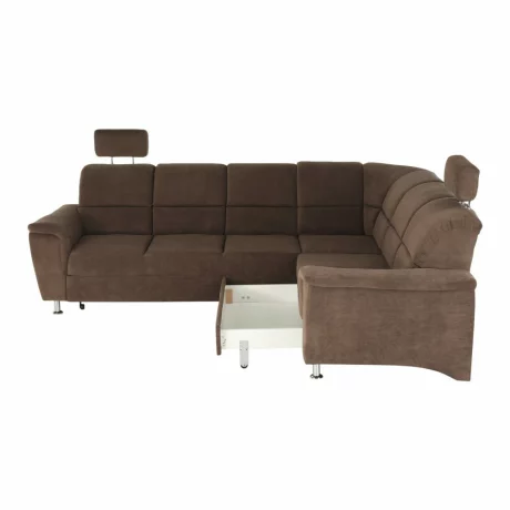 Coltar extensibil, textil maro, dreapta,, SANTIAGO