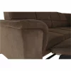 Coltar extensibil, textil maro, dreapta,, SANTIAGO