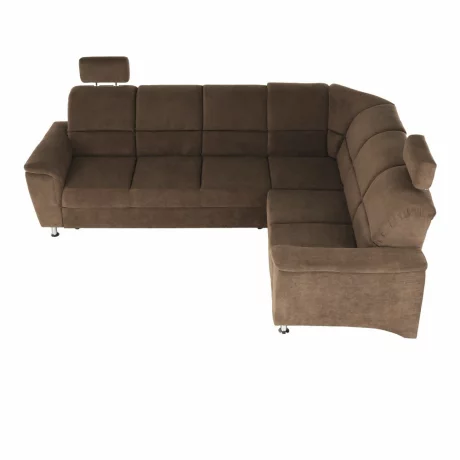 Coltar extensibil, textil maro, dreapta,, SANTIAGO