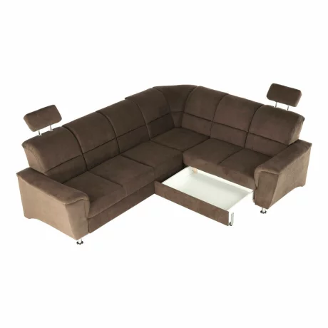 Coltar extensibil, textil maro, dreapta,, SANTIAGO