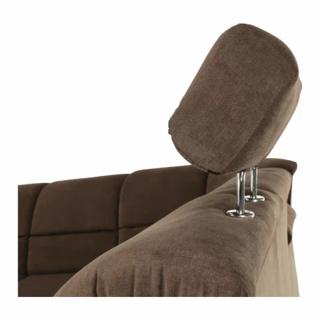 Coltar extensibil, textil maro, dreapta,, SANTIAGO