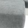 Coltar mic, piele ecologica alb/material textil gri, model dreapta, SANTIAGO COLTAR MIC