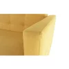Canapea tapitat 3 locuri, material textil mustar, AMEDIA