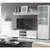Comoda TV, alb/alb extra lucios HG, ADONIS AS 30