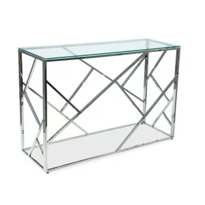 Consola ESCADA C TRANSPARENT/Argintiu 120X40