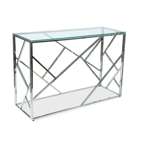 Consola ESCADA C TRANSPARENT/Argintiu 120X40