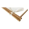 Cos de rufe, bambus lacuit/alb, AVELINO