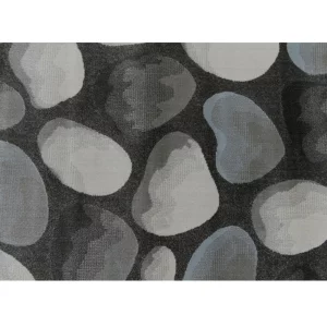 Covor 133x190 cm, maro/gri/model pietre, MENGA