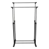 Cuier mobil, inox/plastic negru, OLIVER