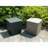 Cutie / masa de depozitare pentru gradina, neagra, IBLIS