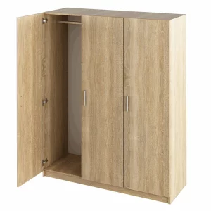 Dulap cu 3 usi, stejar sonoma, GREEN