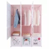 Dulap modular pentru copii, roz/ model copii, NURMI